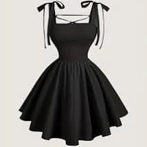 Floral Print Ruffle Hem  Elegant Dress